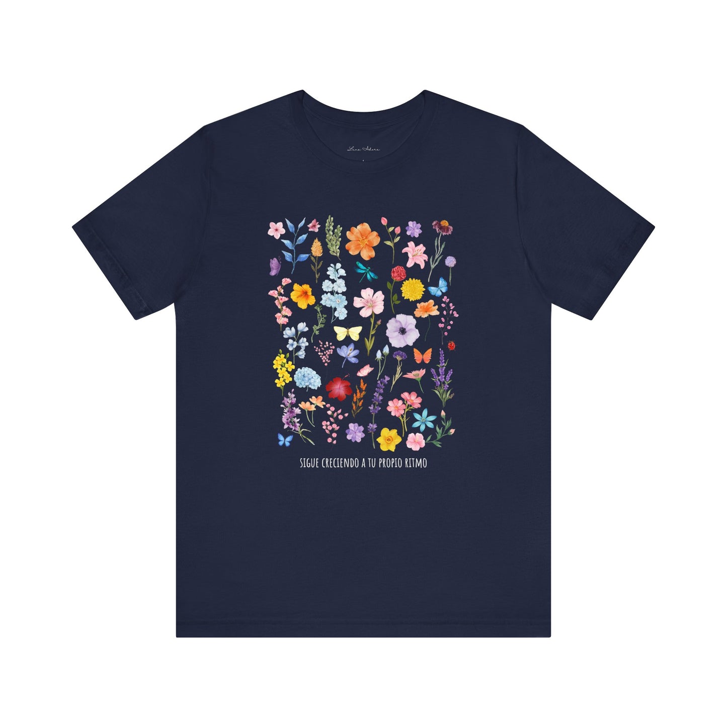 Floral Sigue Creciendo a Tu Propio Ritmo Tee