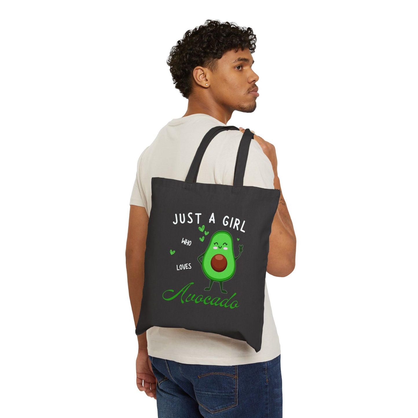 Just A Girl Who Loves Avocado Tote Bag