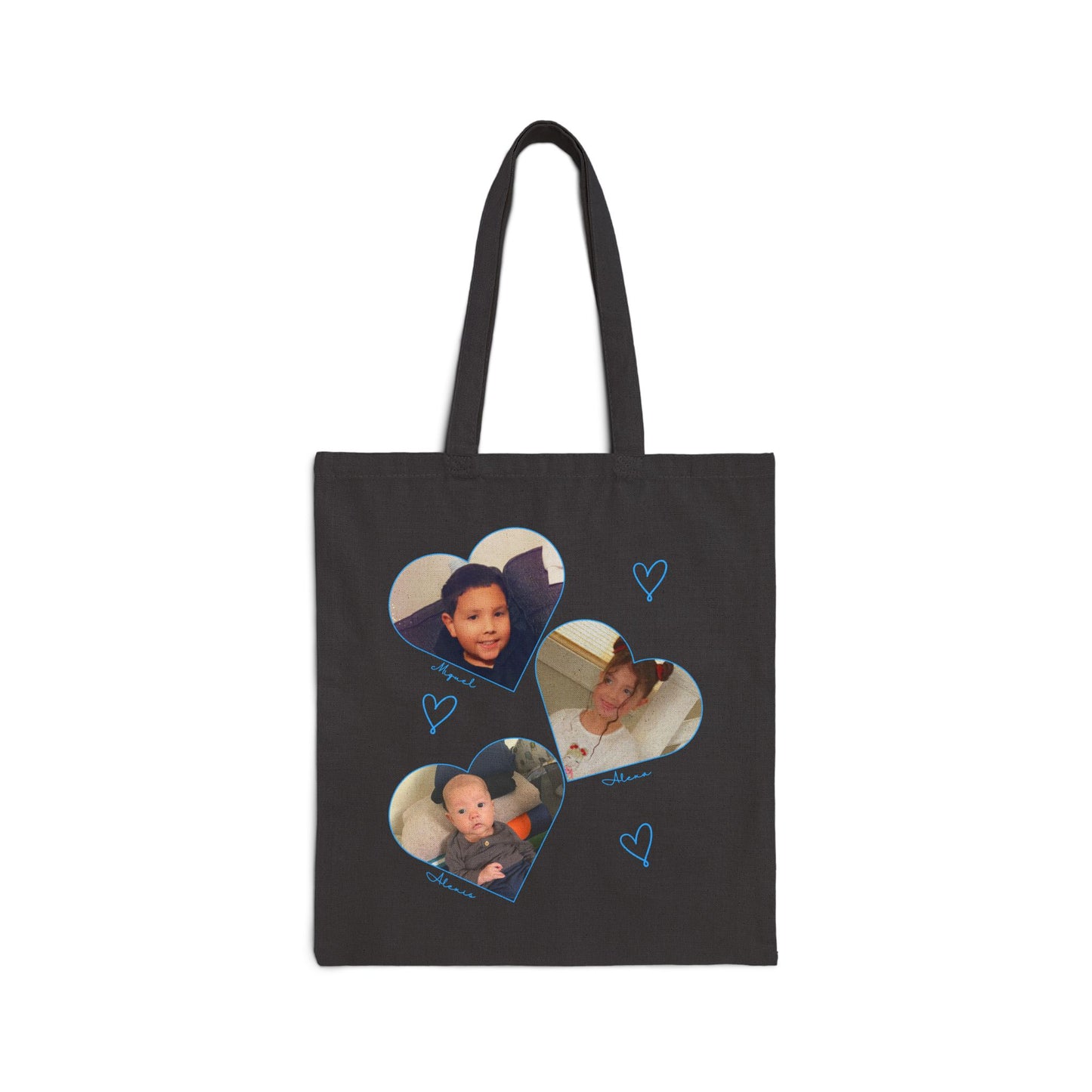 Personalized Family Photos Tote Bag (both sides)