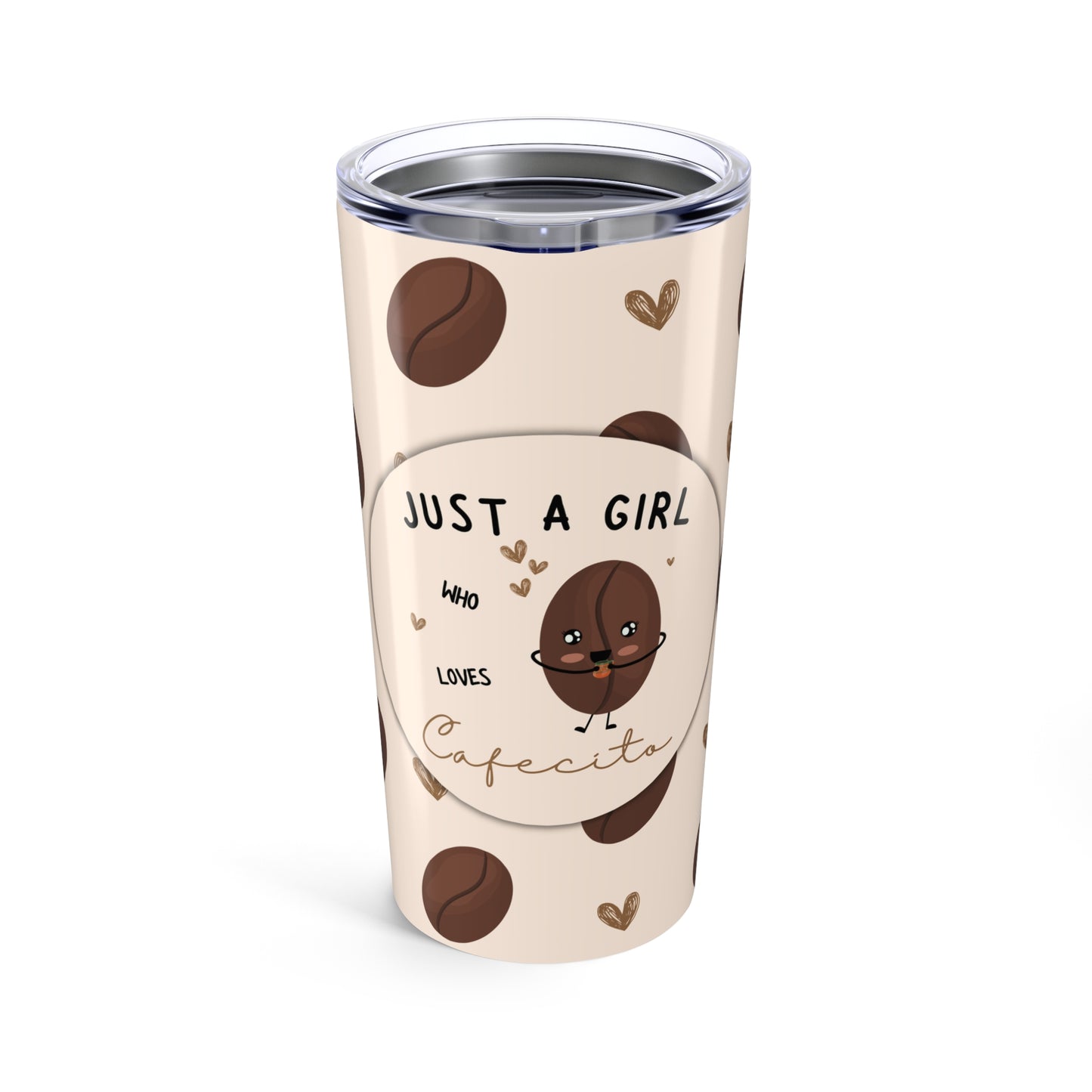 Just a Girl Who Loves Cafecito Insulated Tumbler, 20oz