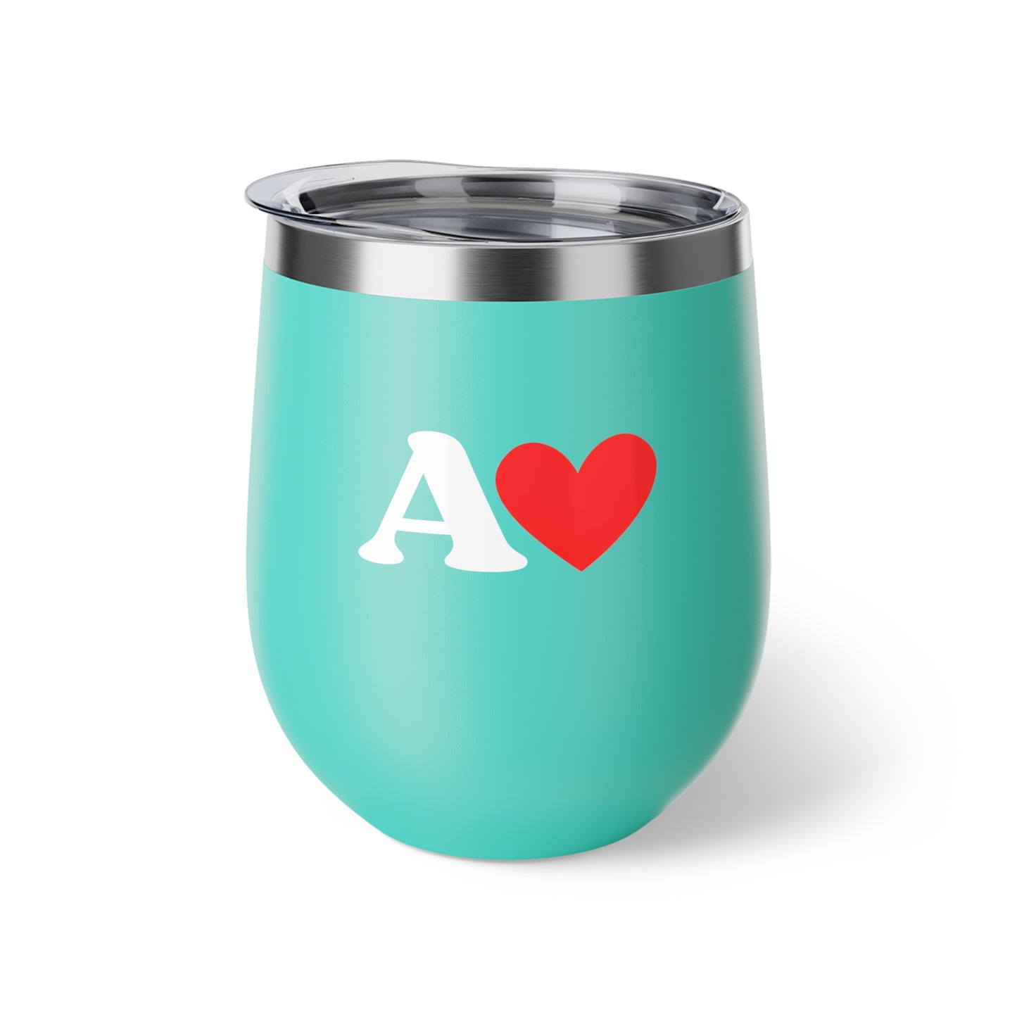 Personalized Initial Insulated Wine Cup, 12oz