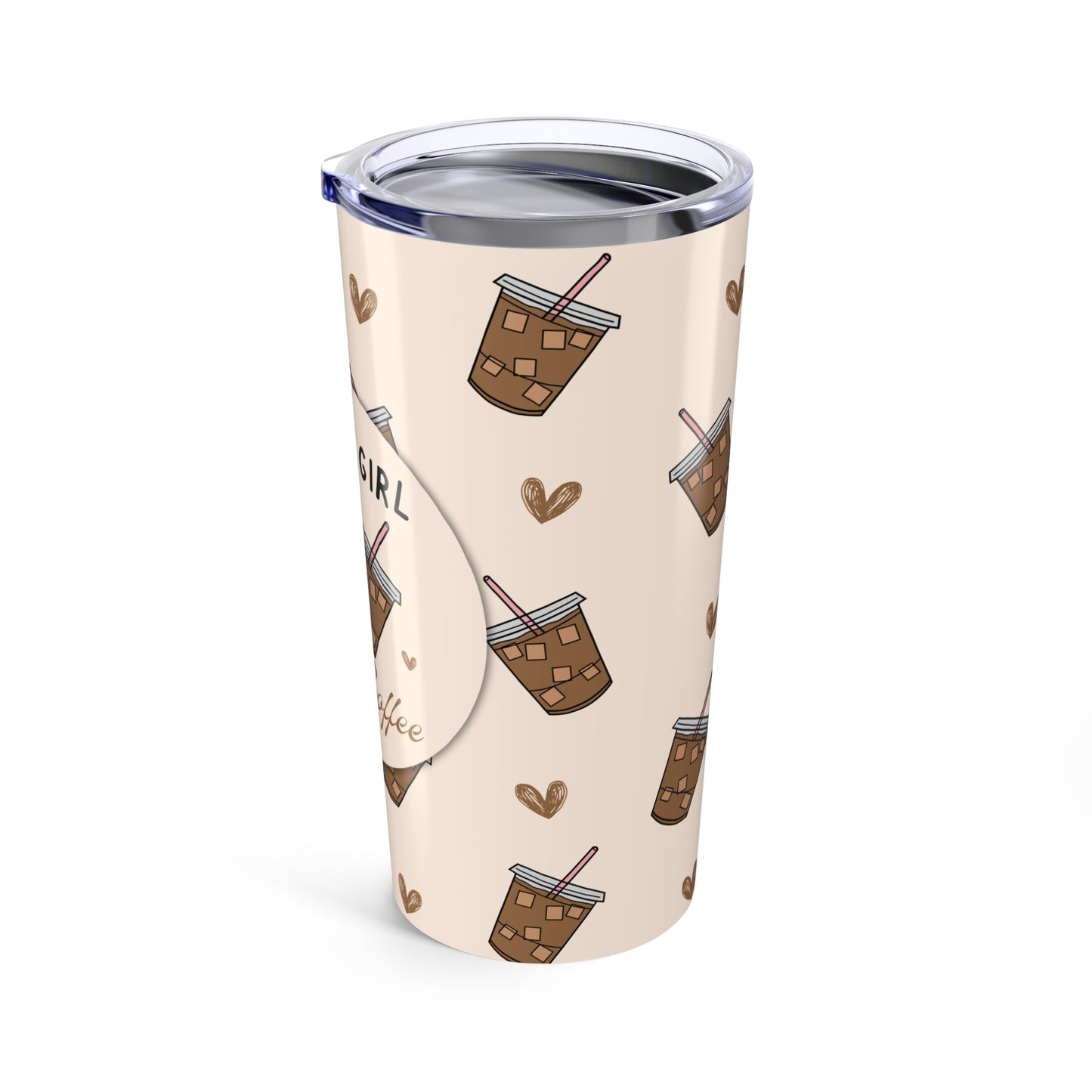 Just a Girl Who Loves Iced Coffee Insulated Tumbler, 20oz