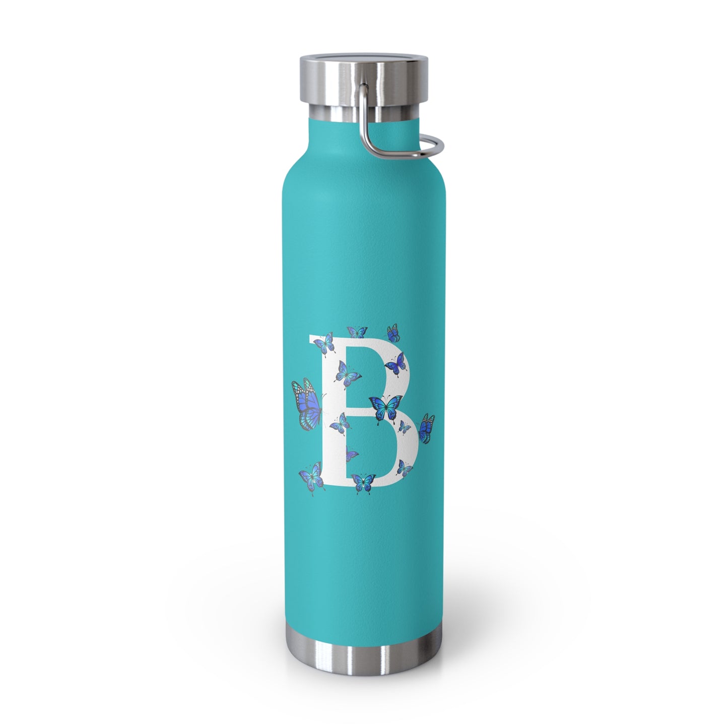 Personalized Butterfly Initial Insulated Bottle, 22oz