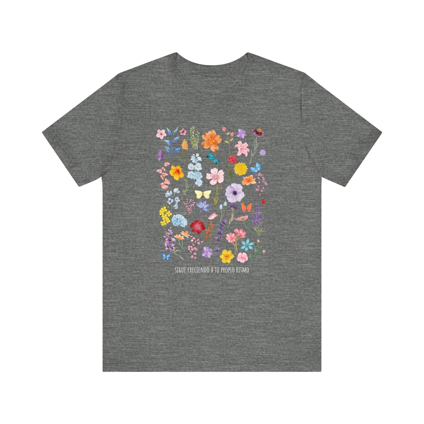 Floral Sigue Creciendo a Tu Propio Ritmo Tee