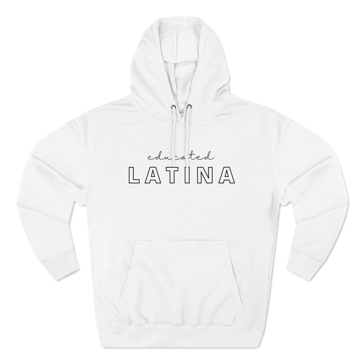 Educated Latina Fleece Hoodie