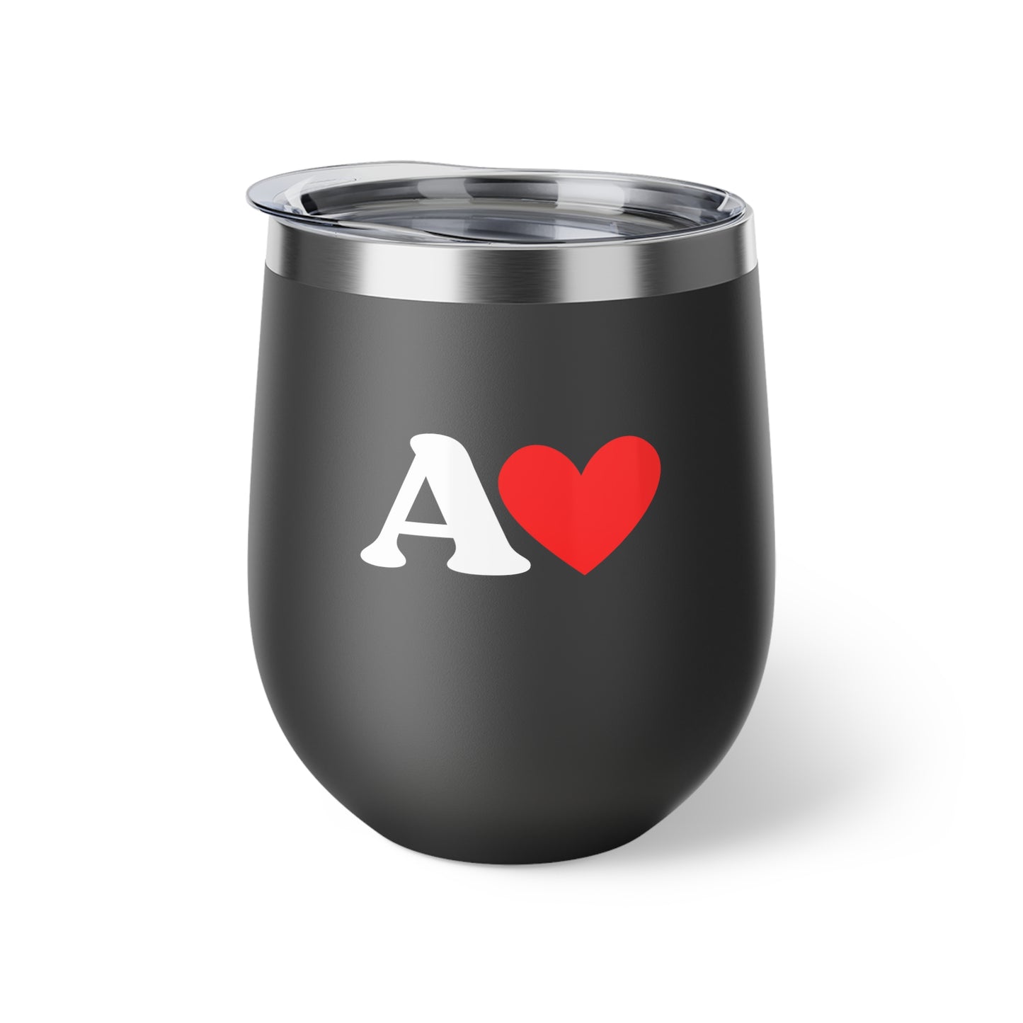 Personalized Initial Insulated Wine Cup, 12oz