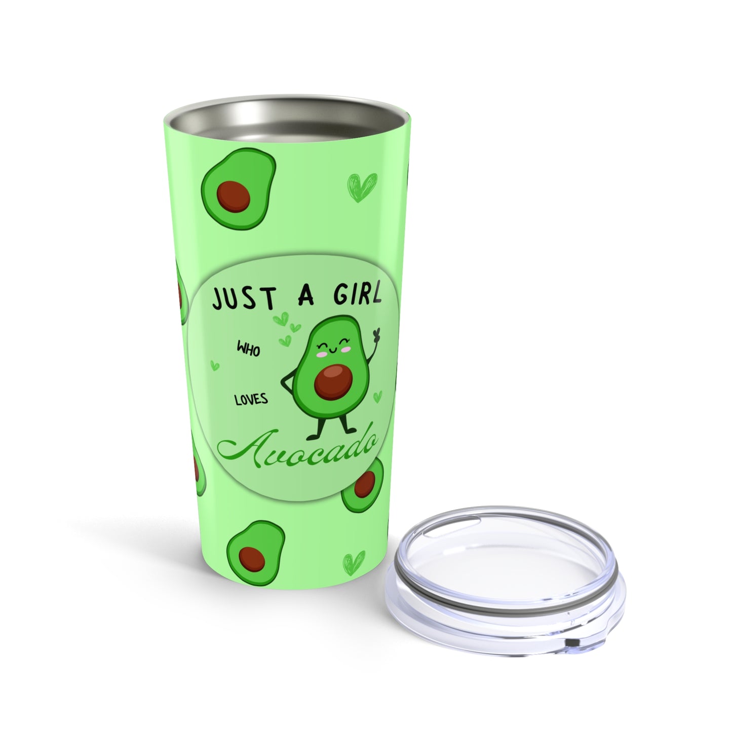 Just a Girl Who Loves Avocado Insulated Tumbler, 20oz
