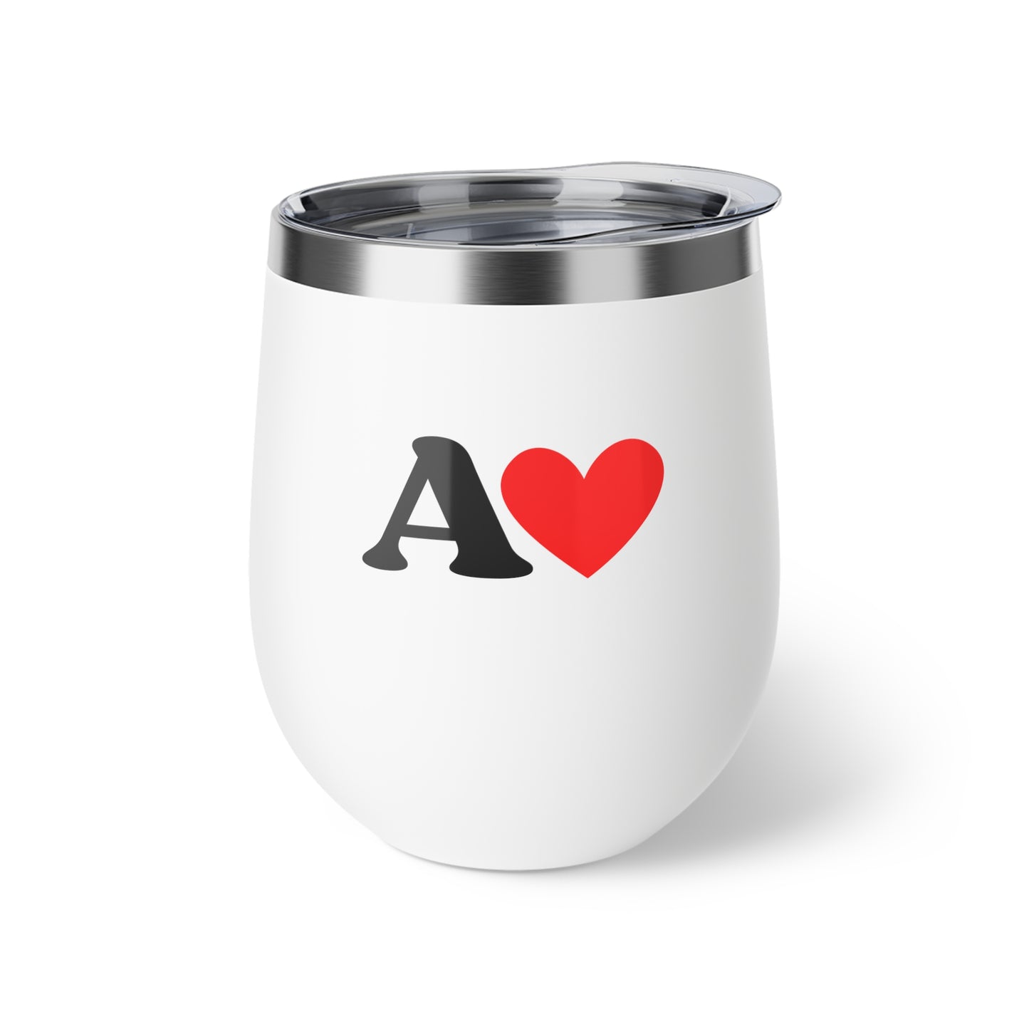 Personalized Initial Insulated Wine Cup, 12oz