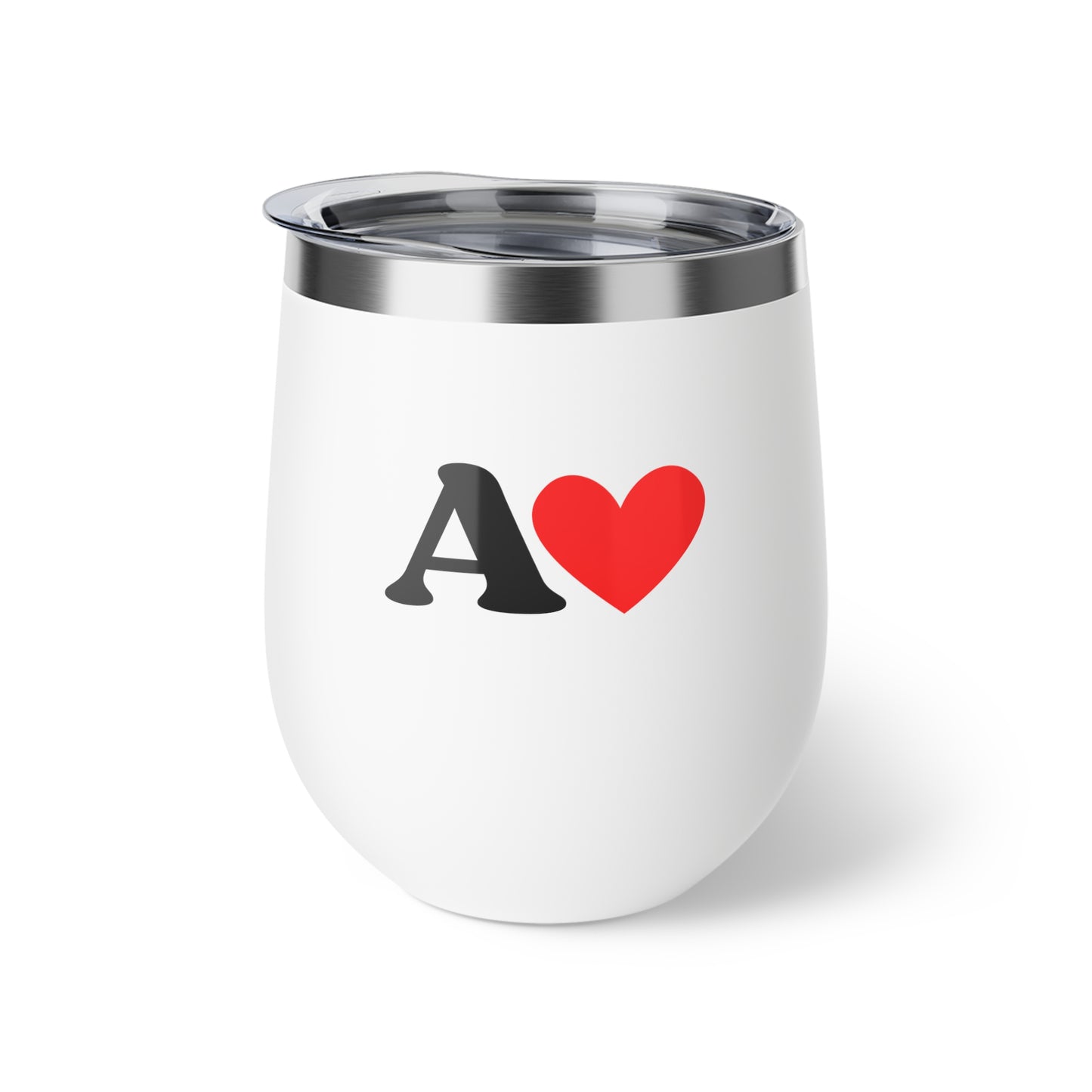 Personalized Initial Insulated Wine Cup, 12oz