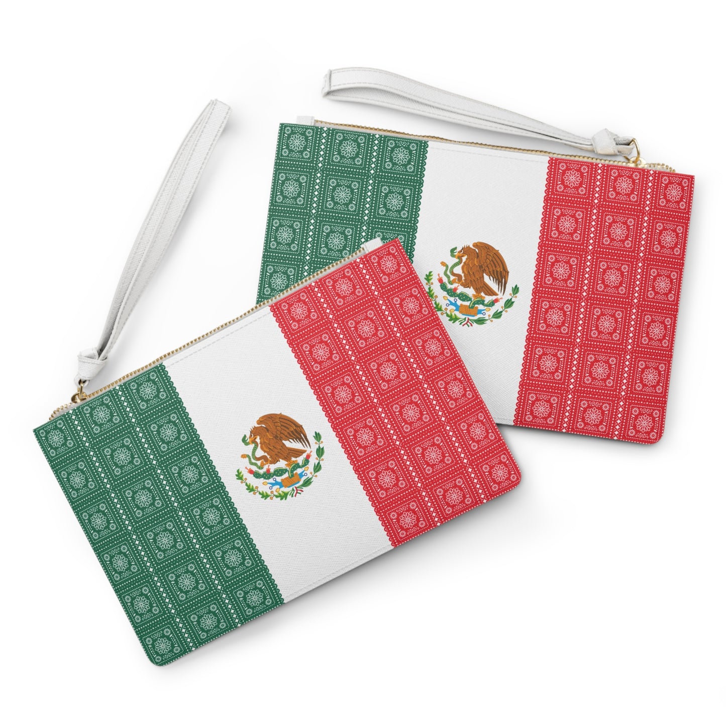 Mexican Flag Clutch Bag