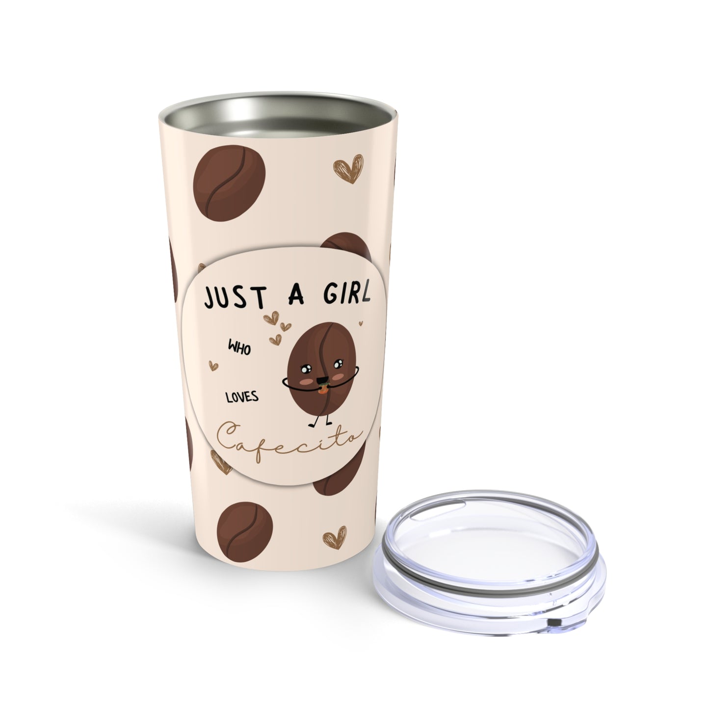 Just a Girl Who Loves Cafecito Insulated Tumbler, 20oz