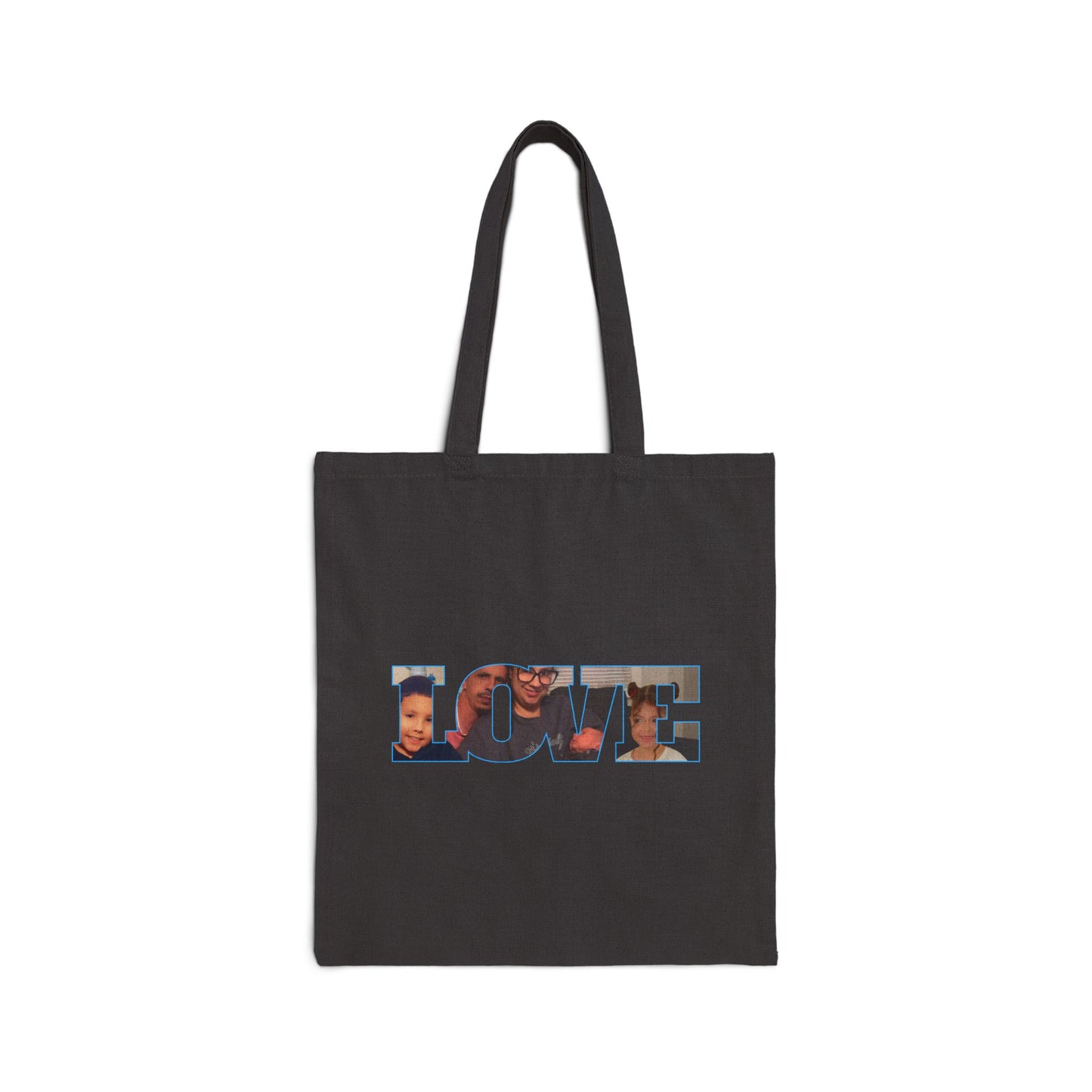Personalized Family Photos Tote Bag (both sides)