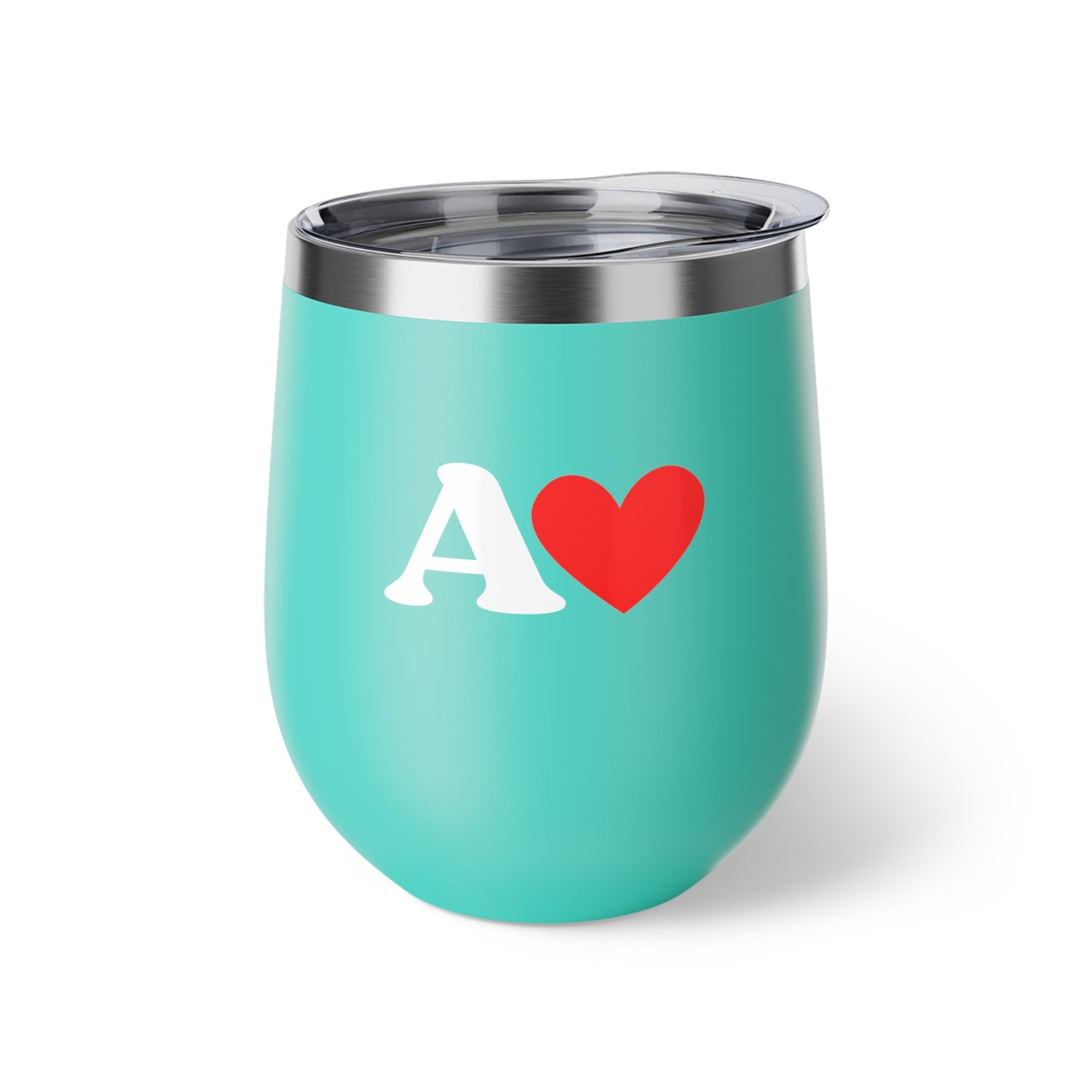 Personalized Initial Insulated Wine Cup, 12oz