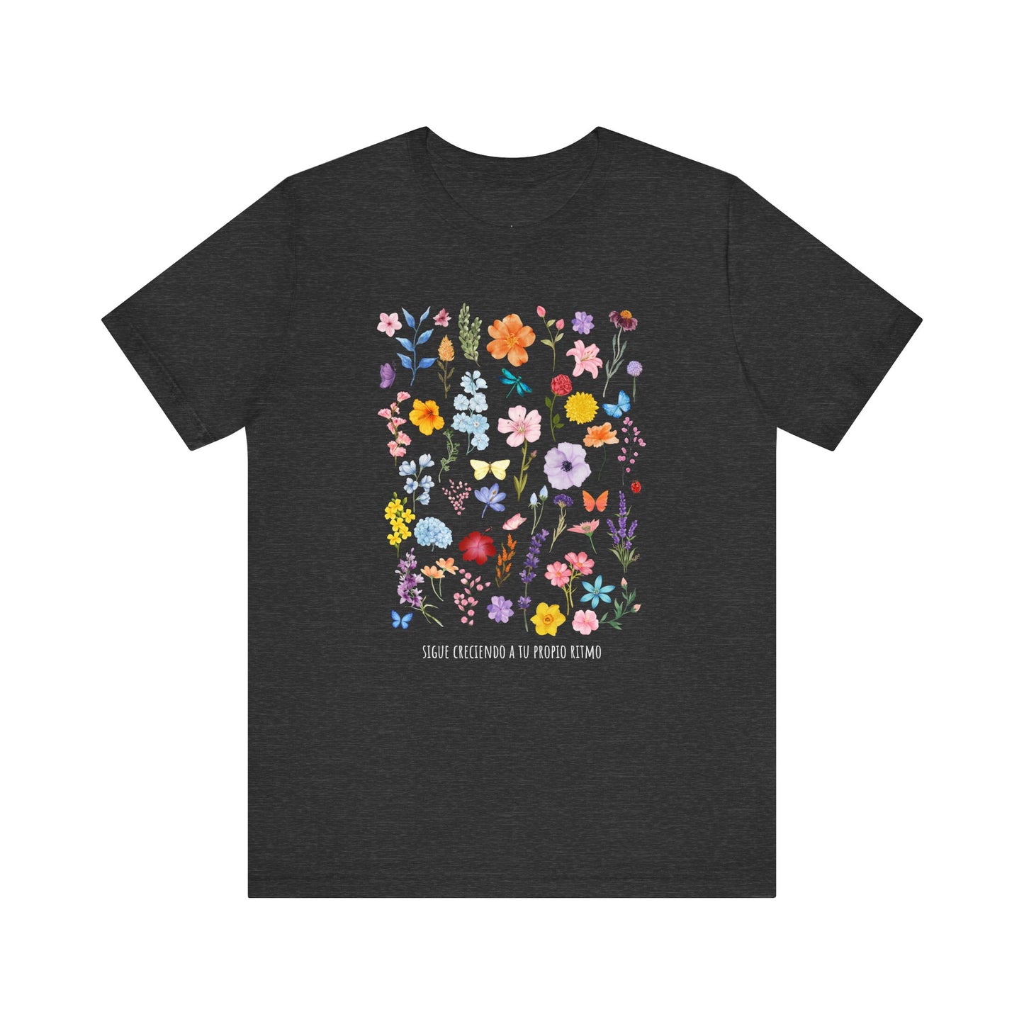Floral Sigue Creciendo a Tu Propio Ritmo Tee