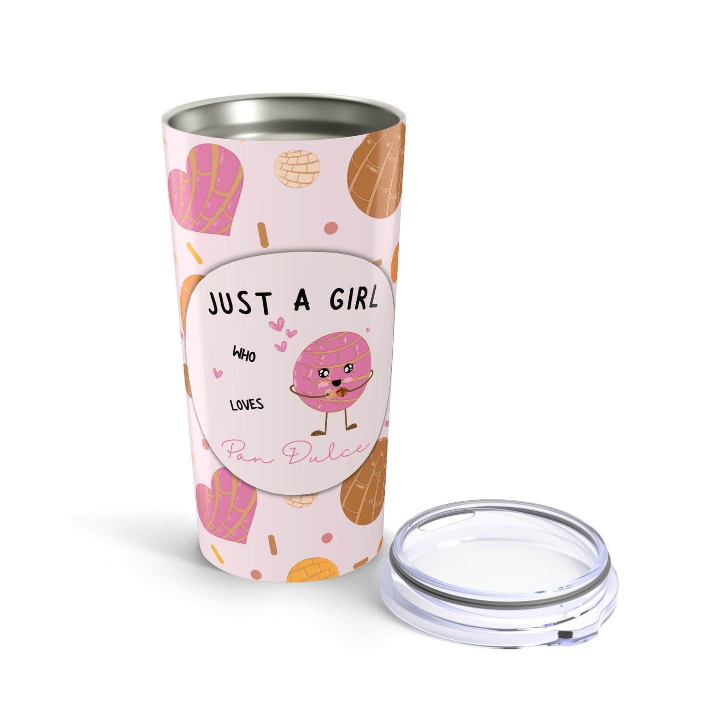 Just a Girl Who Loves Pan Dulce Insulated Tumbler, 20oz