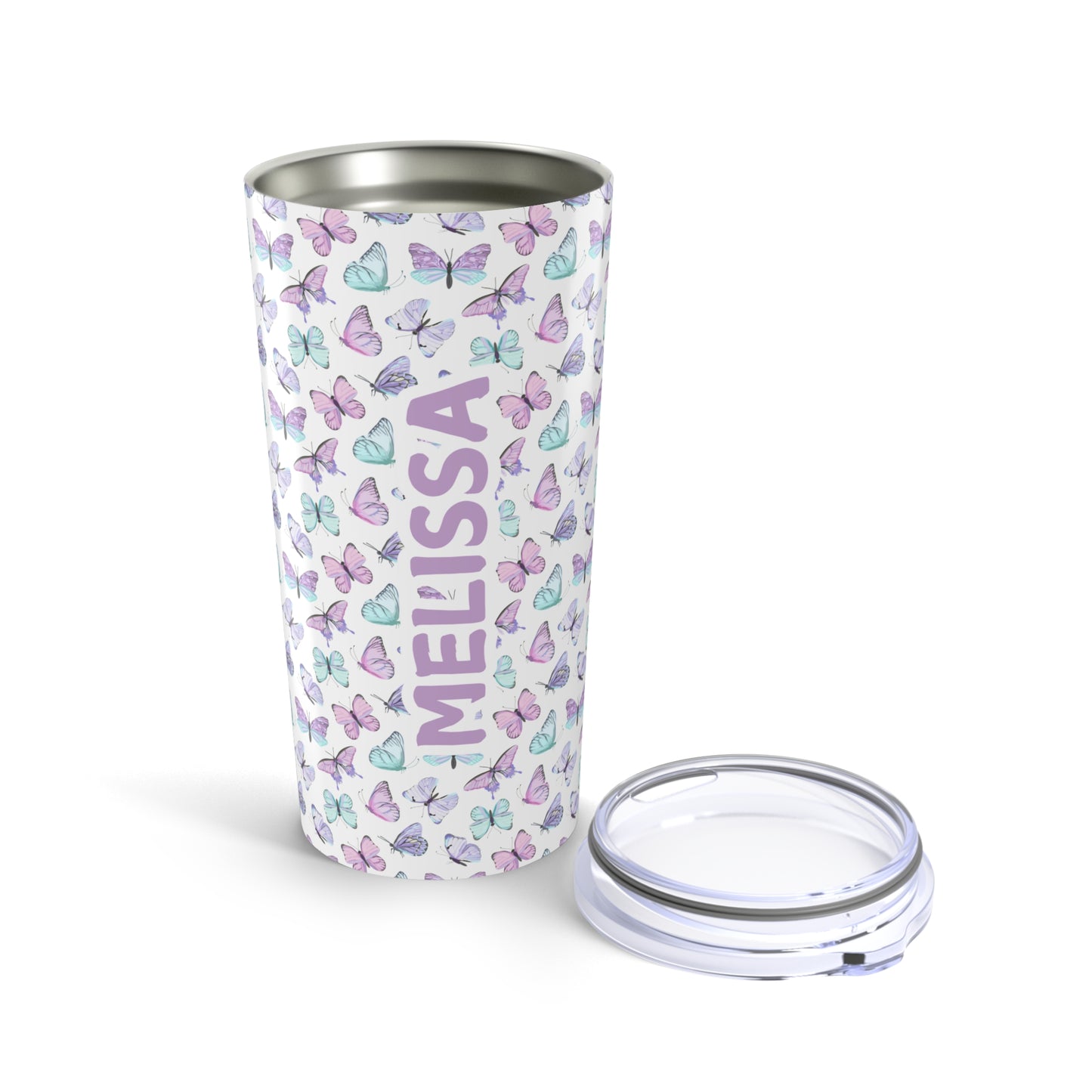 Personalized Butterfly Insulated Tumbler, 20oz
