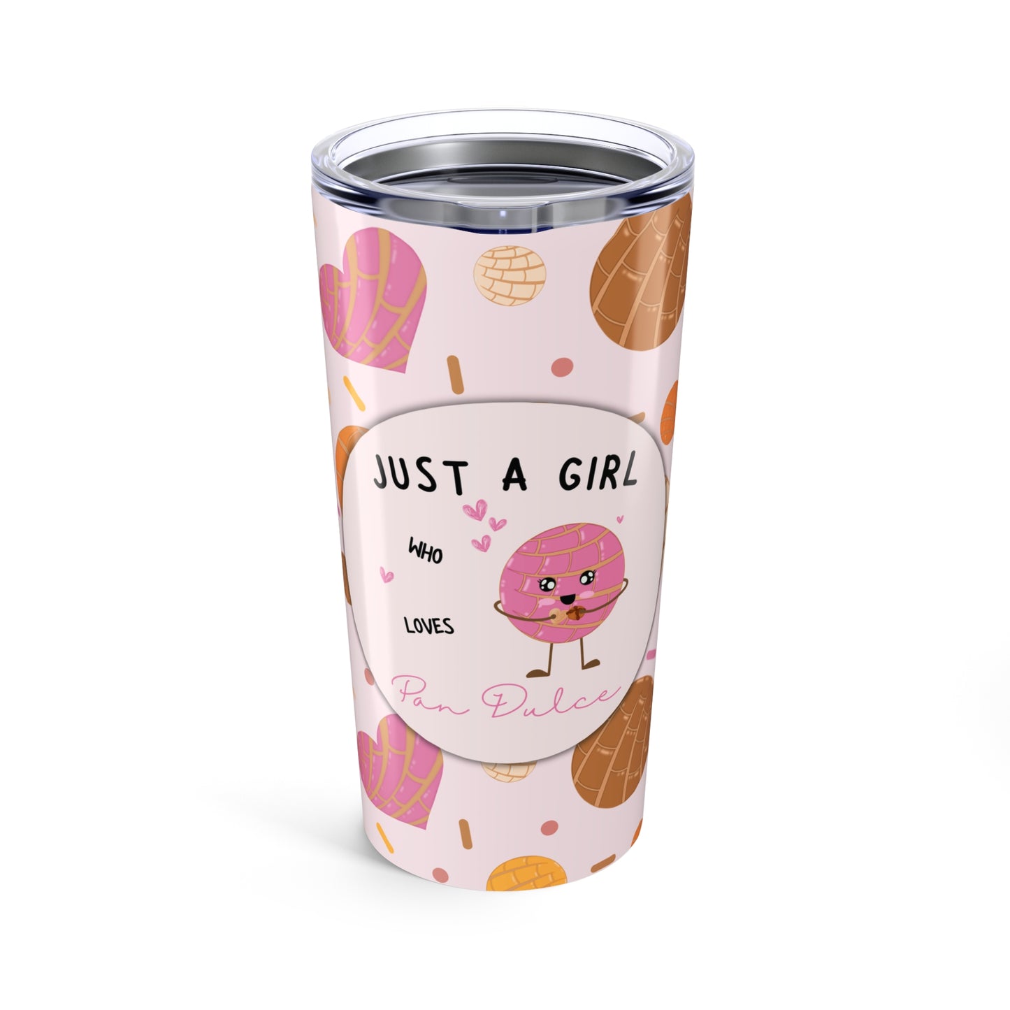 Just a Girl Who Loves Pan Dulce Insulated Tumbler, 20oz