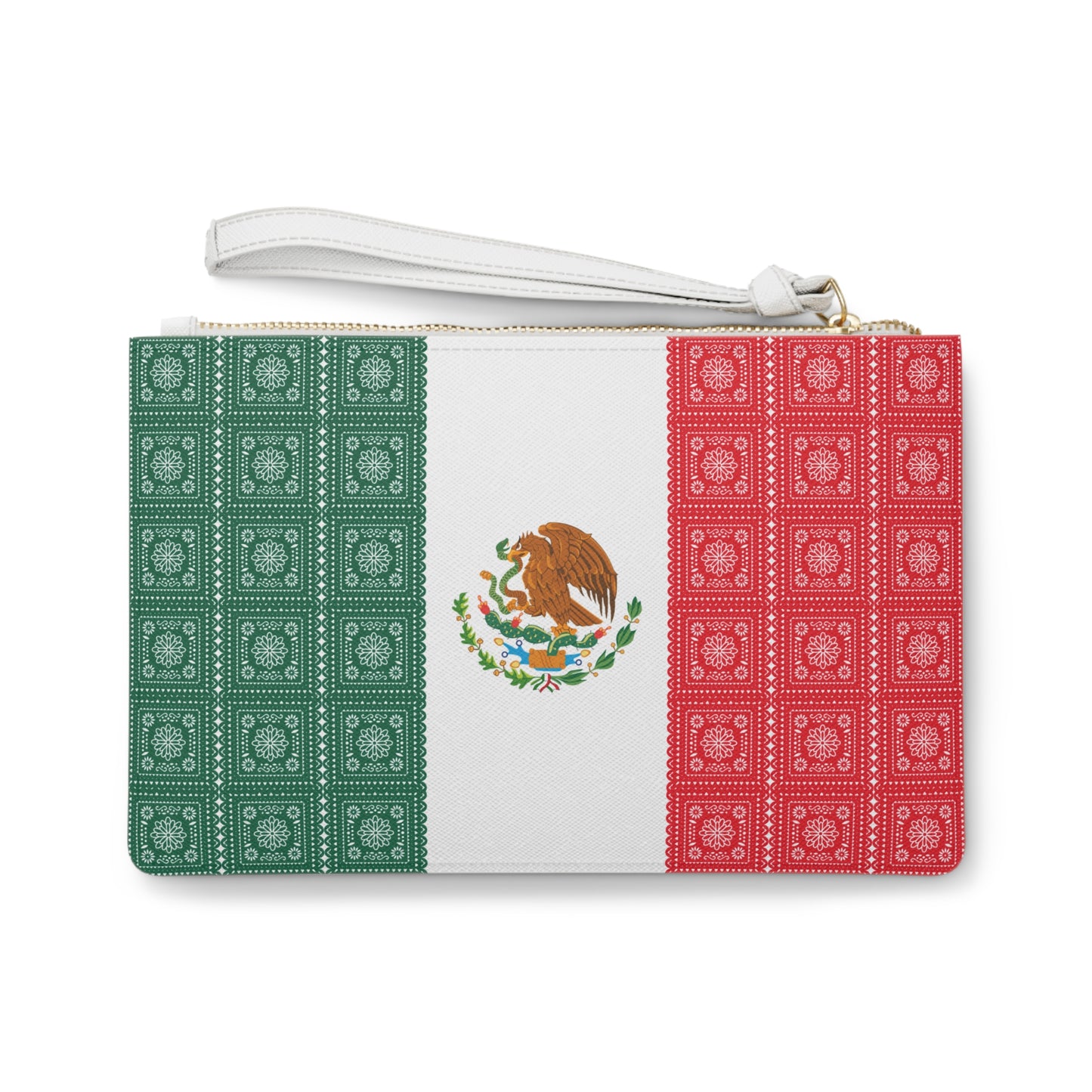Mexican Flag Clutch Bag