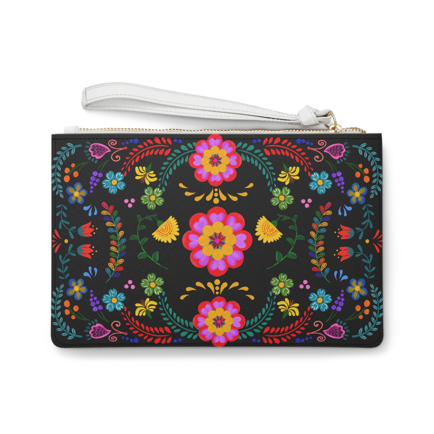 Personalized Mexican Initial Clutch Bag
