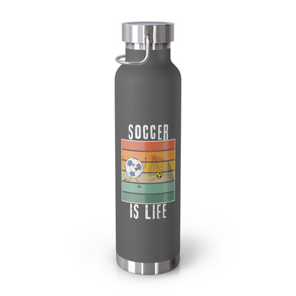 Soccer Is Life Insulated Bottle, 22oz