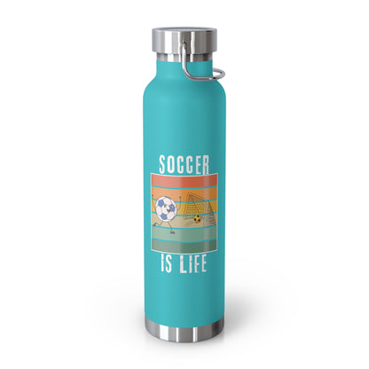 Soccer Is Life Insulated Bottle, 22oz