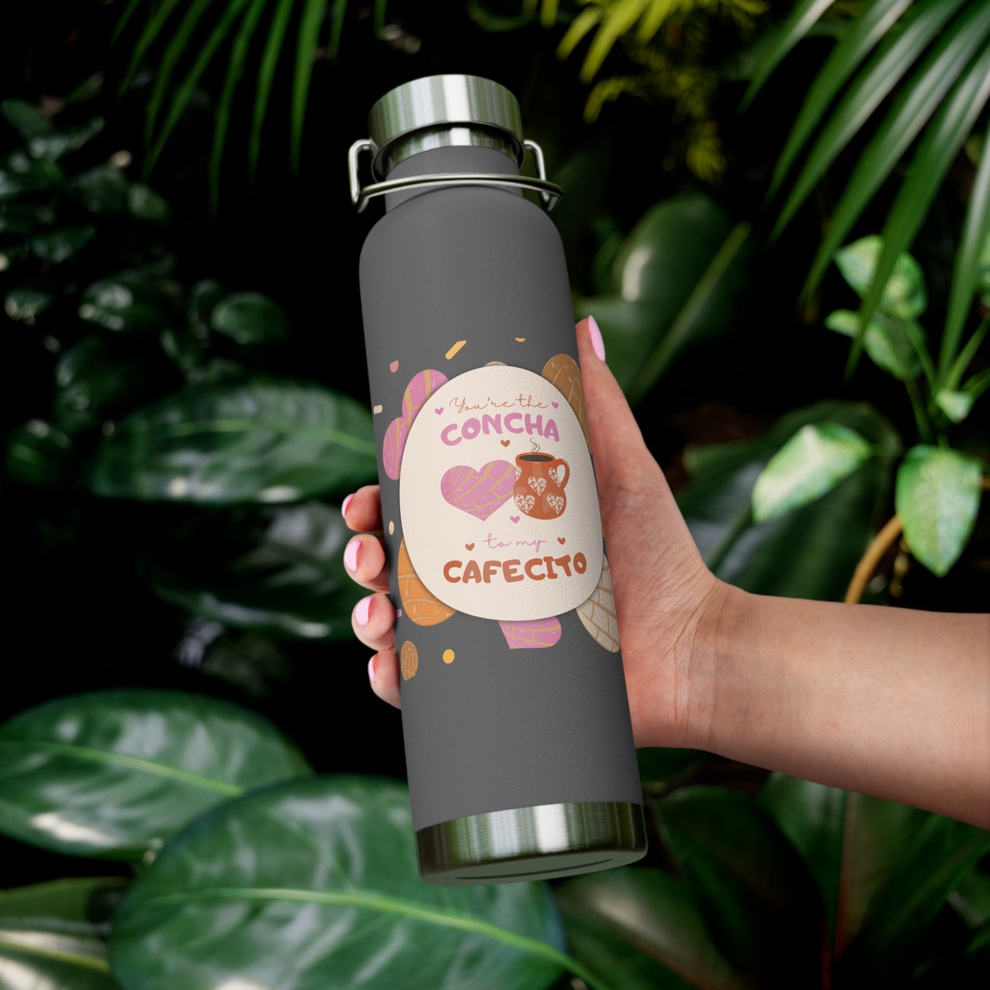 You're the Concha to My Cafecito Insulated Bottle, 22oz