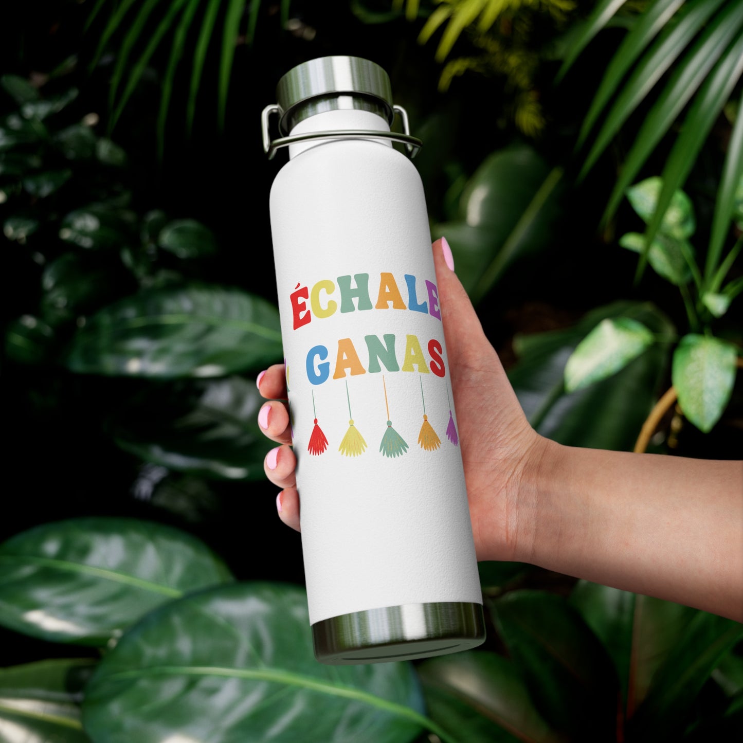 Échale Ganas Insulated Bottle, 22oz