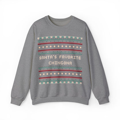 Santa's Favorite Chingona Sweatshirt