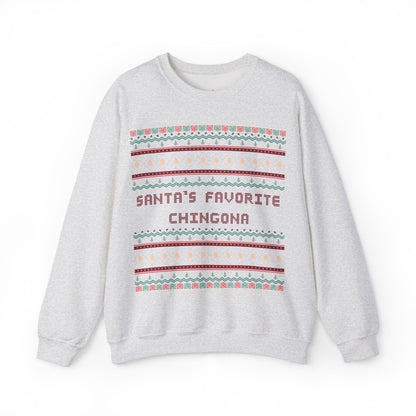 Santa's Favorite Chingona Sweatshirt