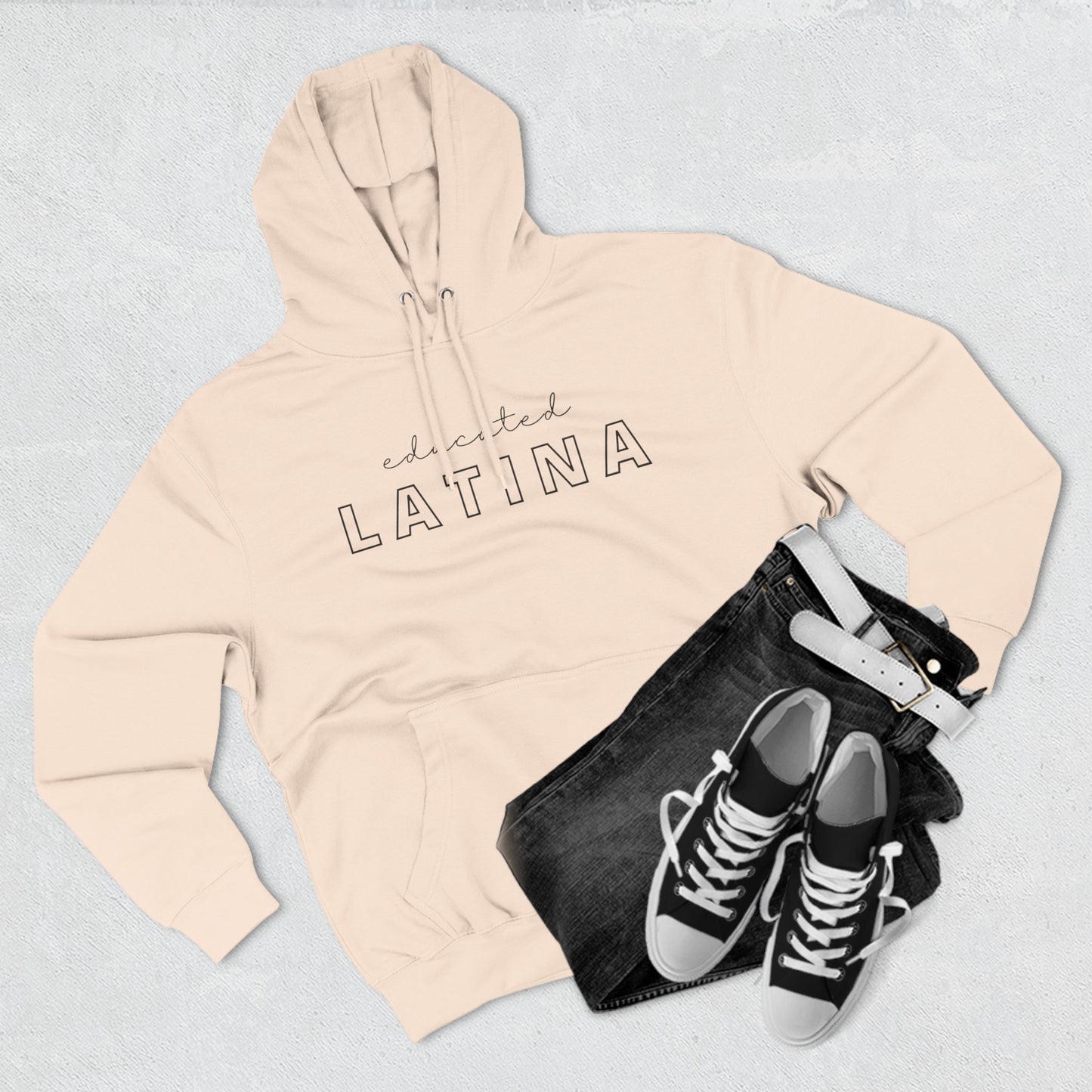 Educated Latina Fleece Hoodie