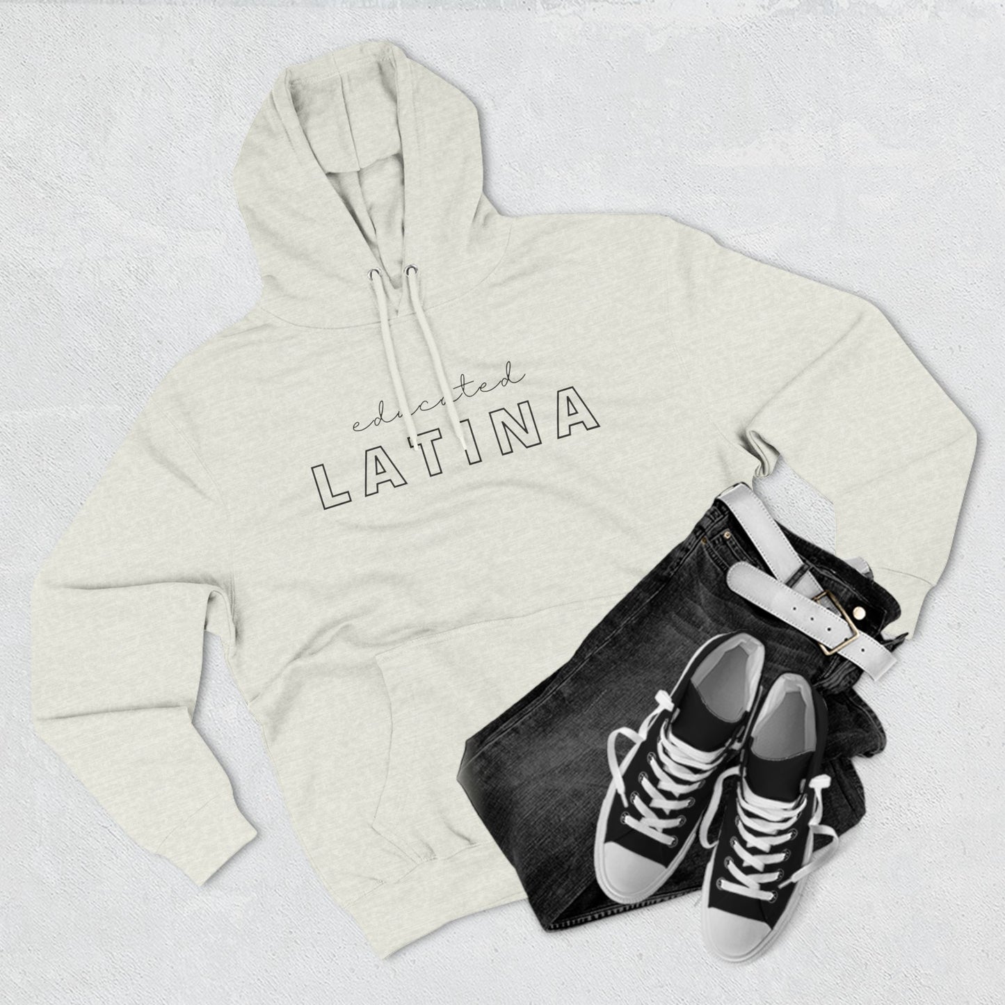 Educated Latina Fleece Hoodie