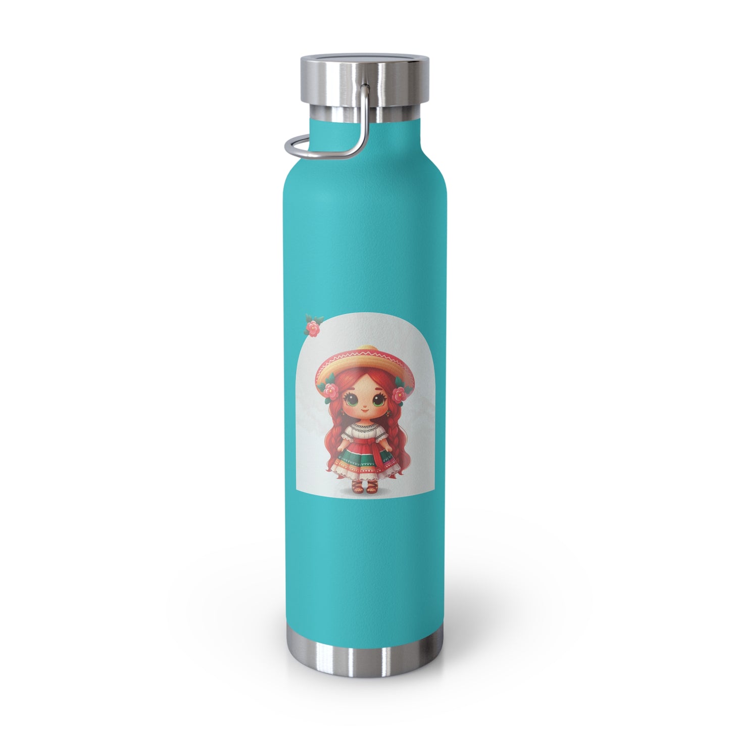 Pink Petals Insulated Bottle, 22oz