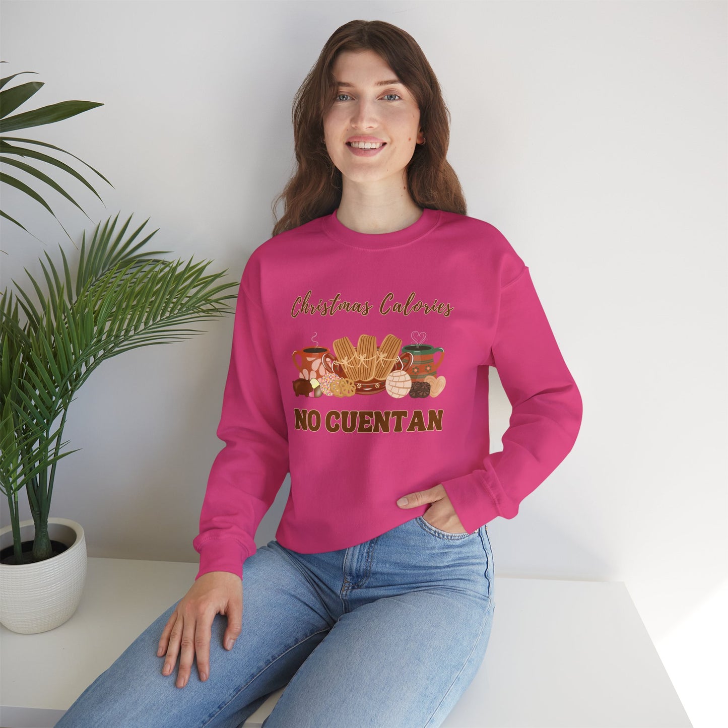 Christmas Calories No Cuentan Sweatshirt