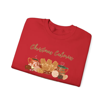 Christmas Calories No Cuentan Sweatshirt