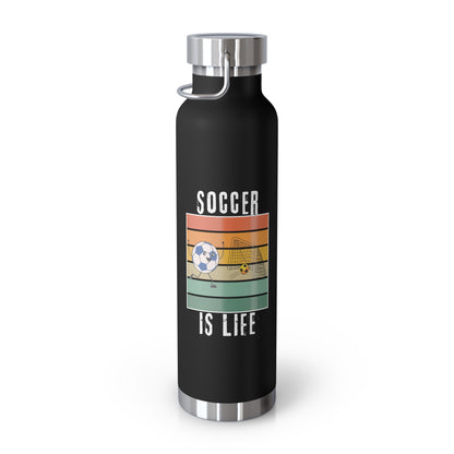 Soccer Is Life Insulated Bottle, 22oz