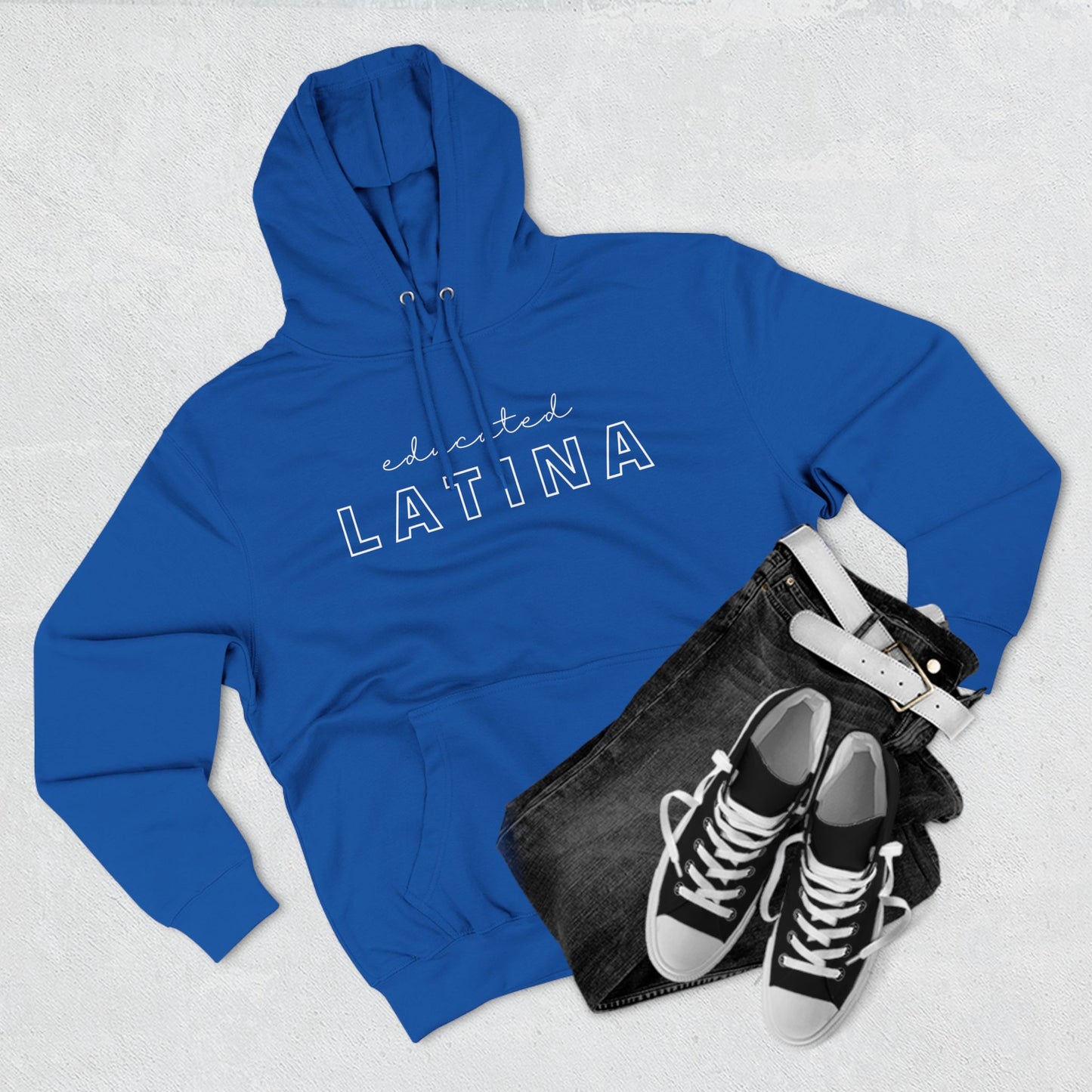 Educated Latina Fleece Hoodie