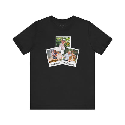 Personalized - Por Siempre en Mi Corazón Polaroid 3 Photo Tee