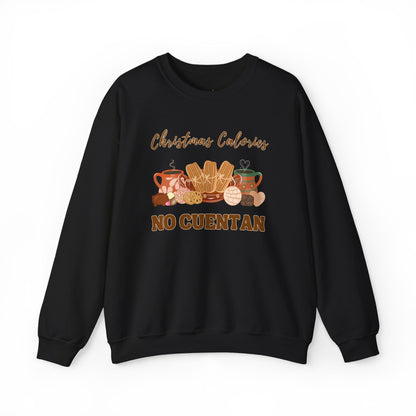 Christmas Calories No Cuentan Sweatshirt