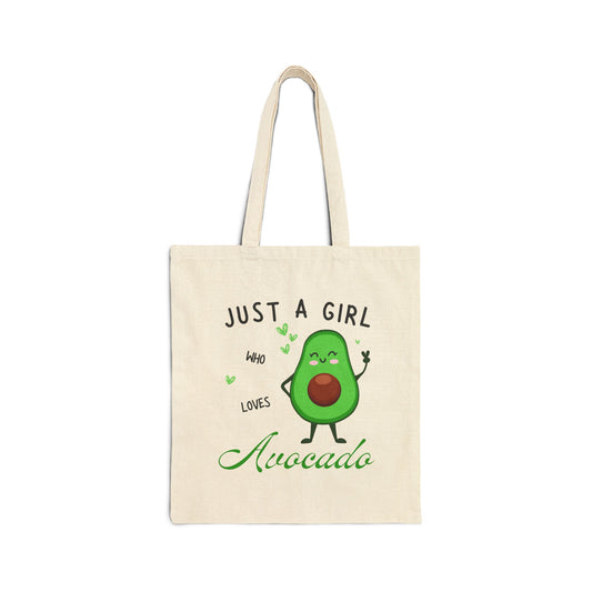 Just A Girl Who Loves Avocado Tote Bag