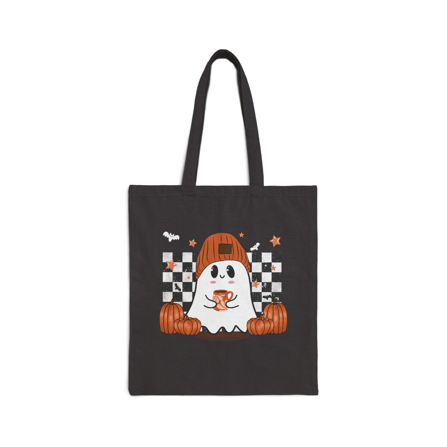 Checkered Ghost Tote Bag