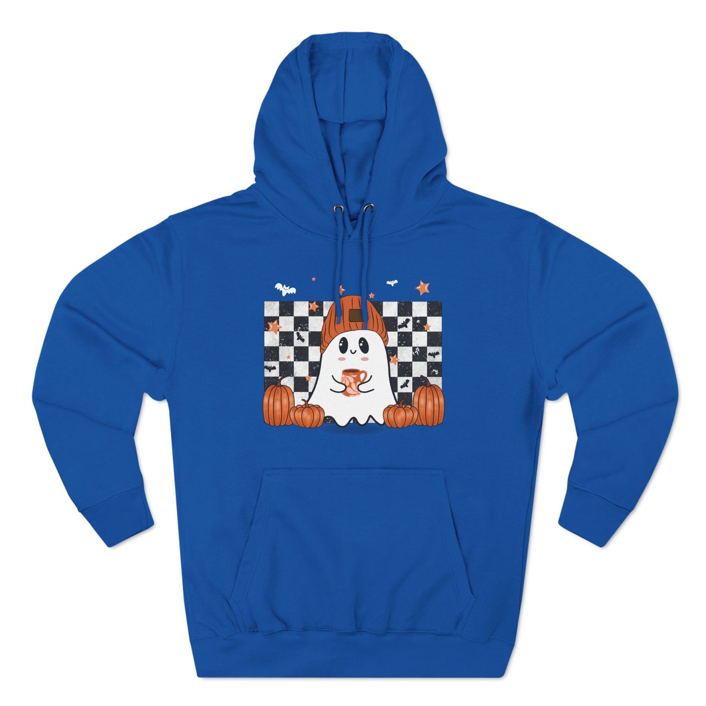 Checkered Ghost Fleece Hoodie