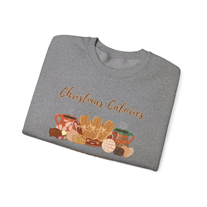 Christmas Calories No Cuentan Sweatshirt