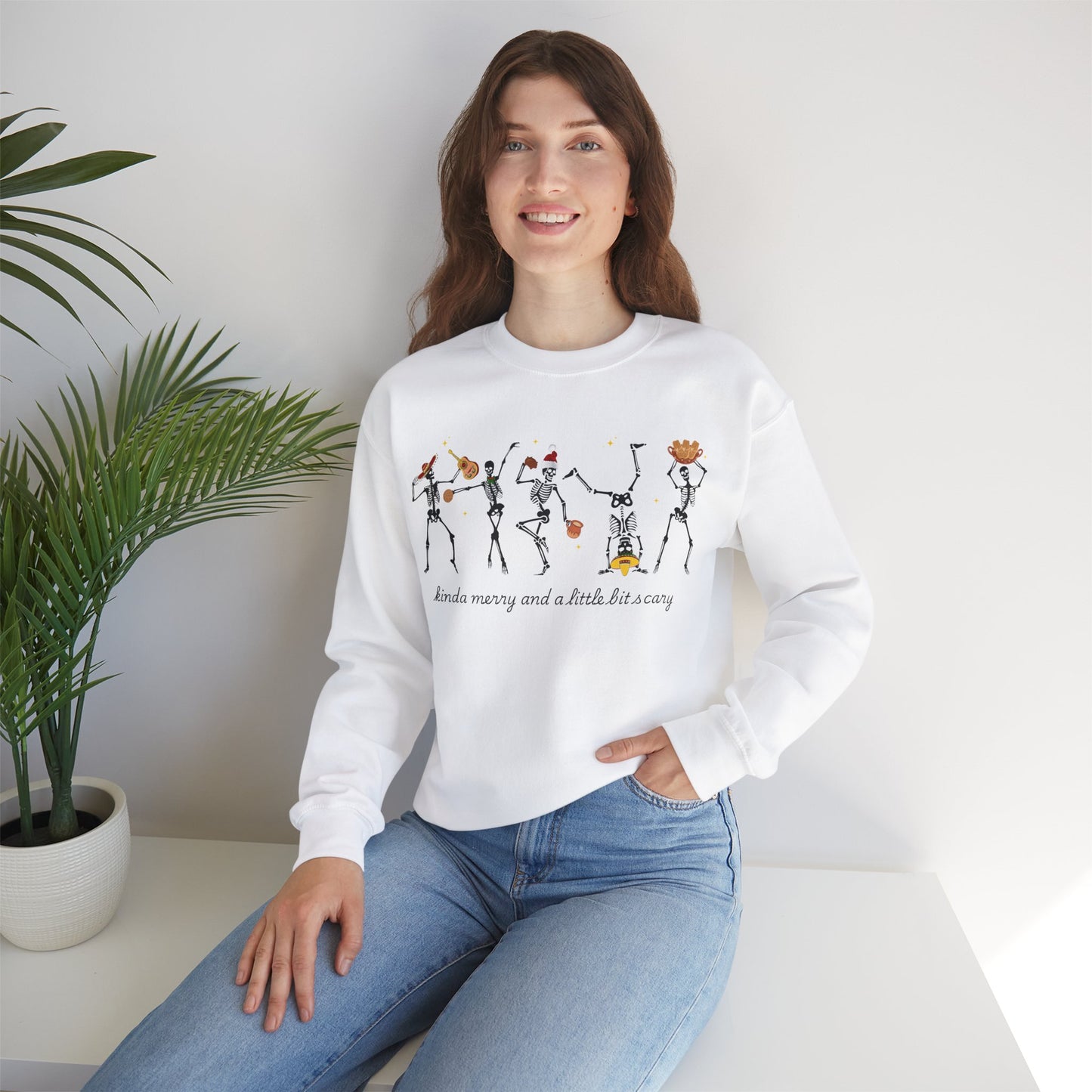 Kinda Merry and a Little Bit Scary Sweatshirt