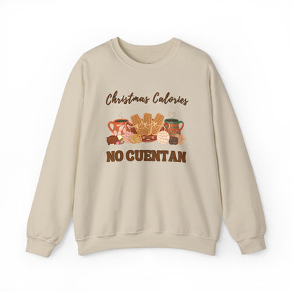 Christmas Calories No Cuentan Sweatshirt