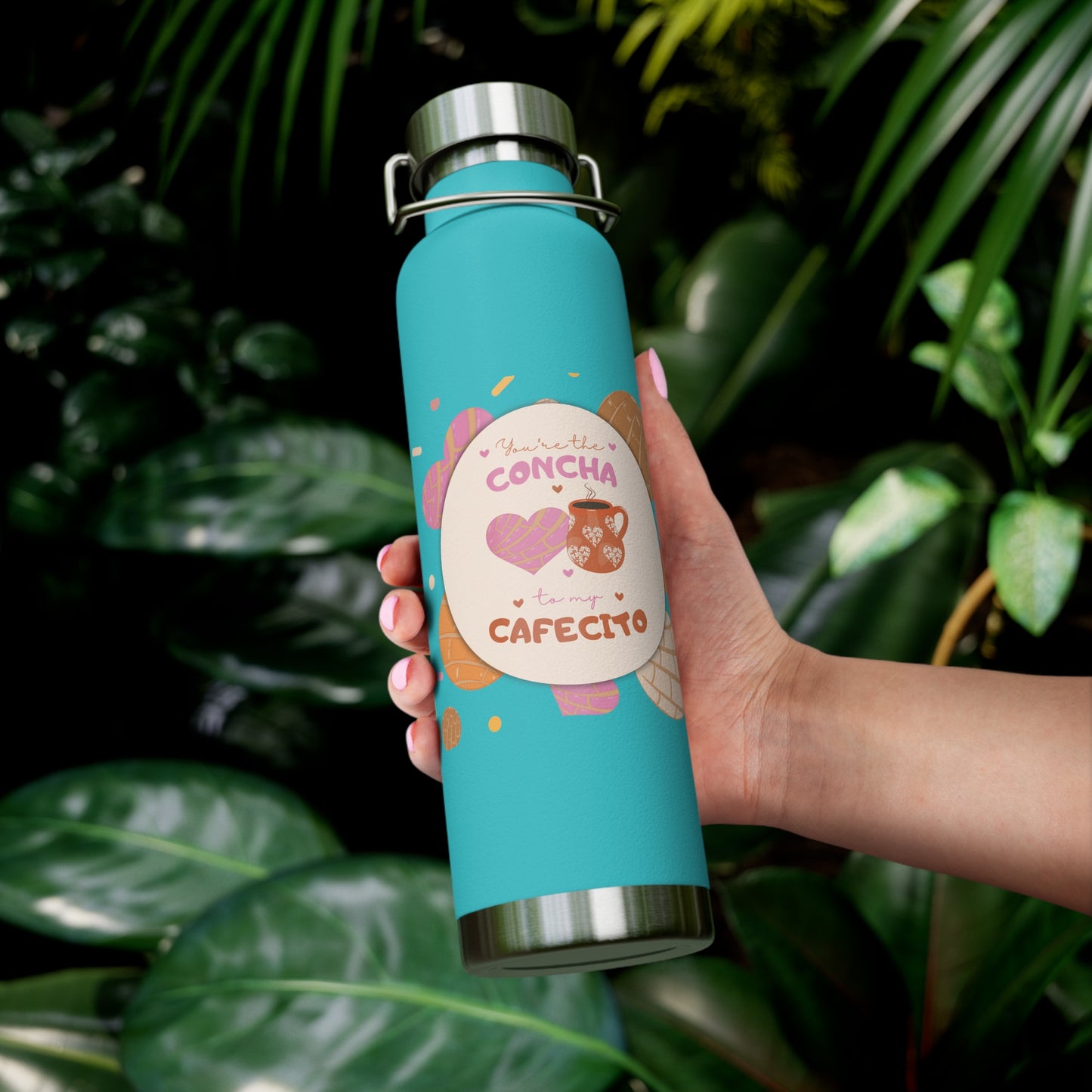 You're the Concha to My Cafecito Insulated Bottle, 22oz