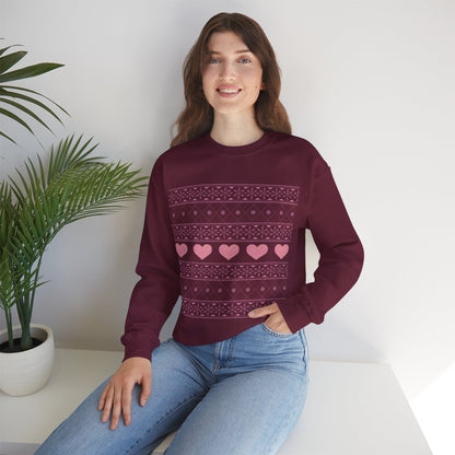 Pink Heart Concha Sweatshirt