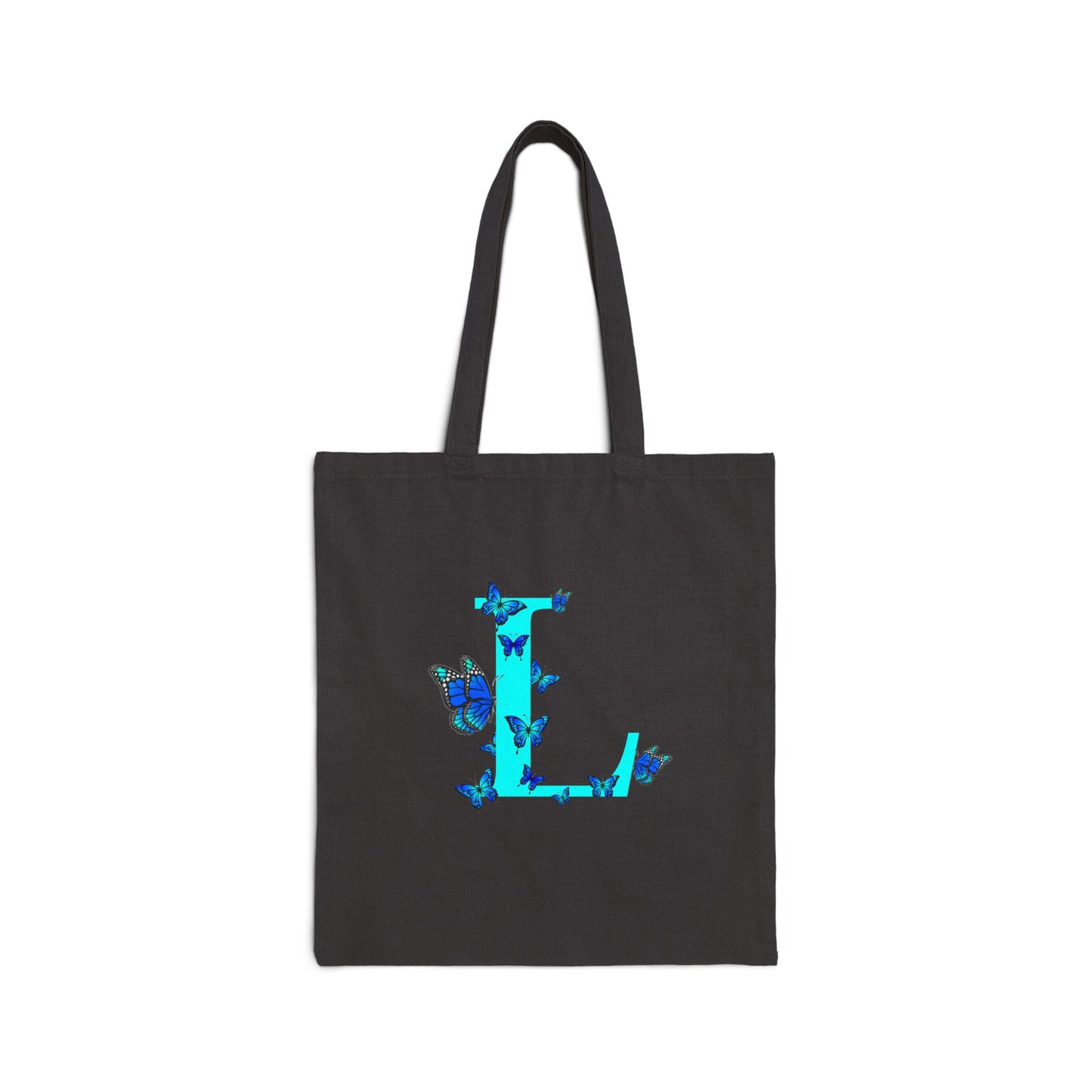 Personalized Initial Butterfly Tote Bag