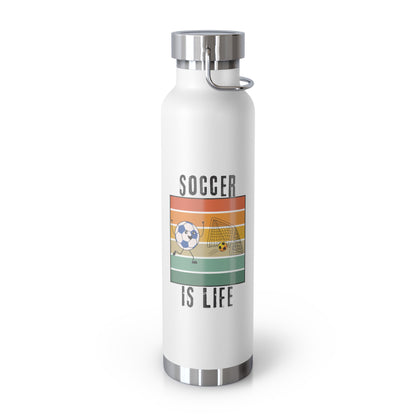 Soccer Is Life Insulated Bottle, 22oz