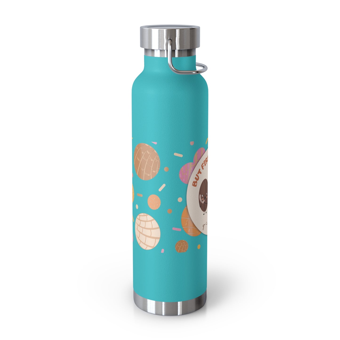 But First Cafecito y Chisme Insulated Bottle, 22oz