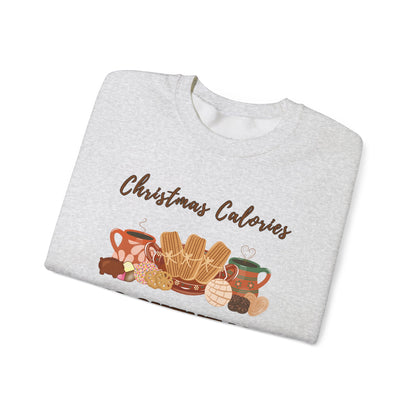 Christmas Calories No Cuentan Sweatshirt